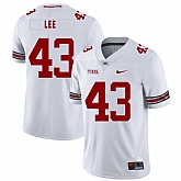 Ohio State Buckeyes 43 Darron Lee White Nike College Football Jersey Dzhi,baseball caps,new era cap wholesale,wholesale hats